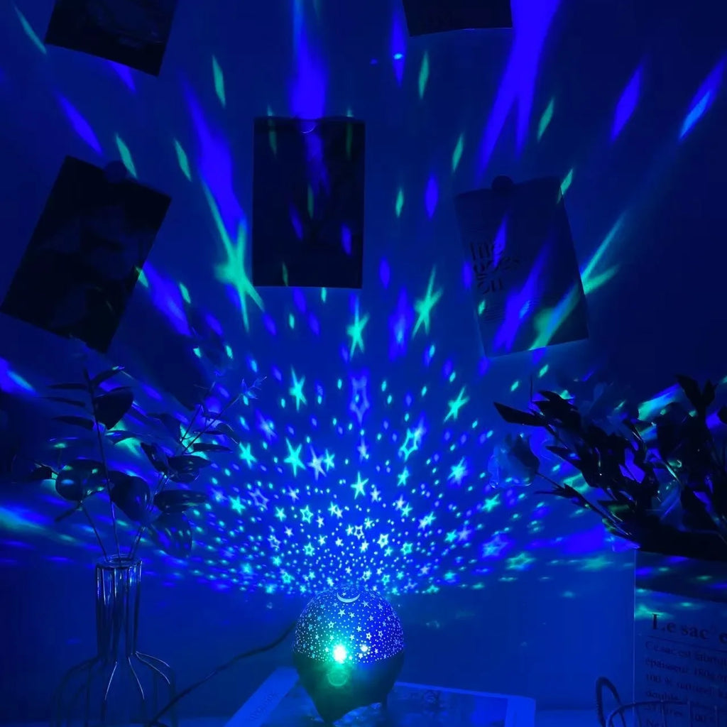 Star Projector Night Light Bedroom Ceiling Baby Starry Sky Night Lamp Birthday Gifts for Boys Girls