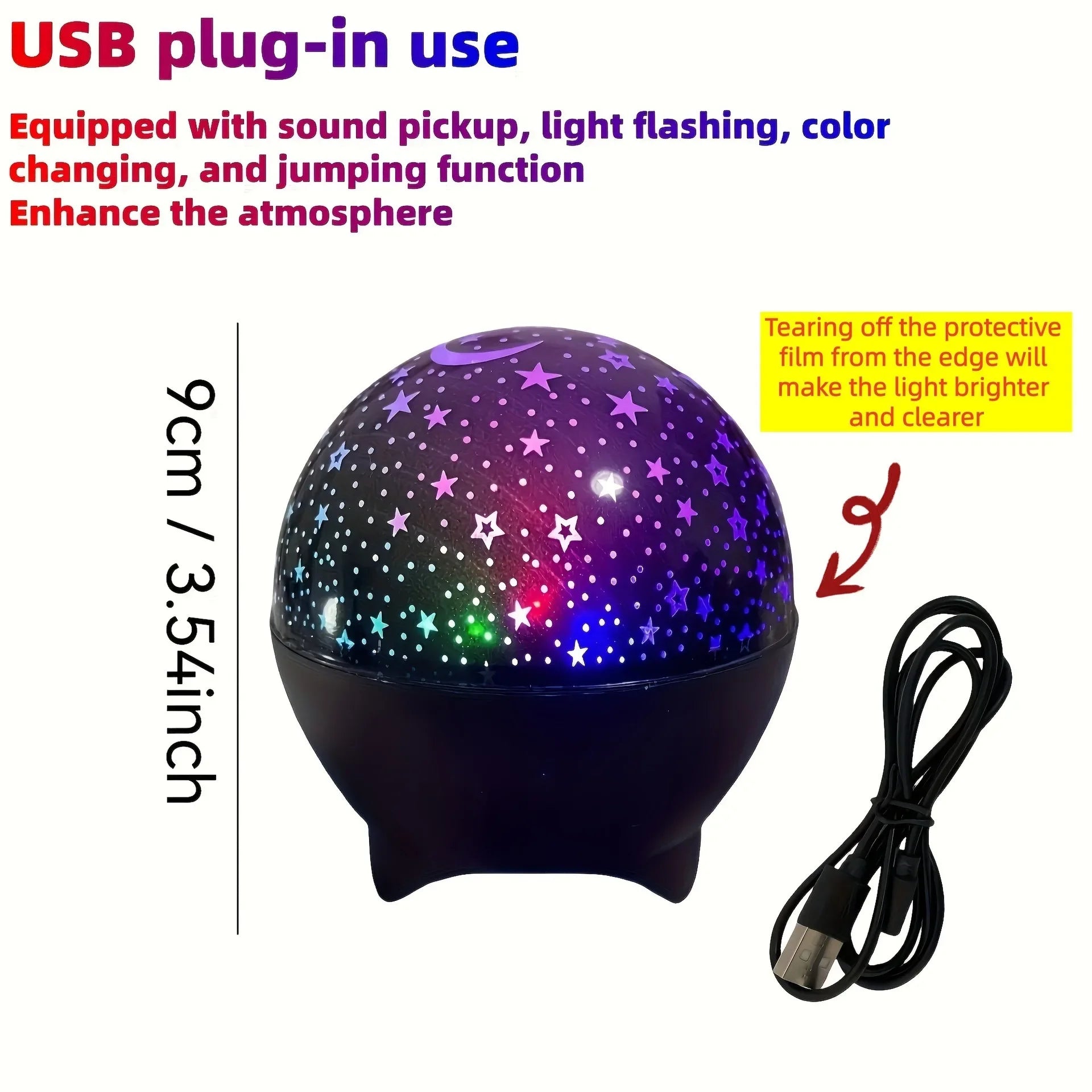 Star Projector Night Light Bedroom Ceiling Baby Starry Sky Night Lamp Birthday Gifts for Boys Girls